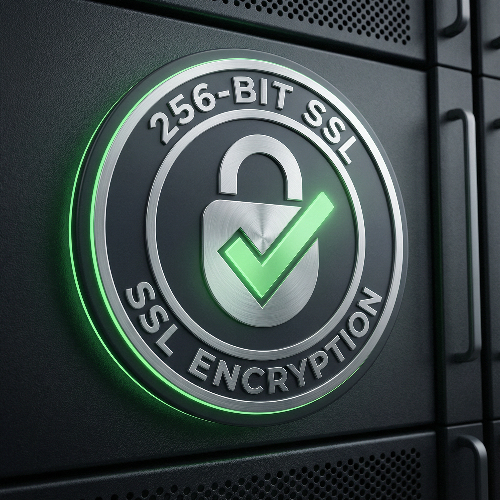 256-Bit SSL Encryption
